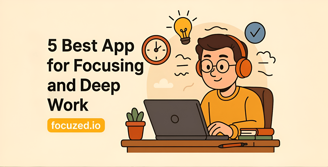 The 5 Best Apps for Focusing in 2025