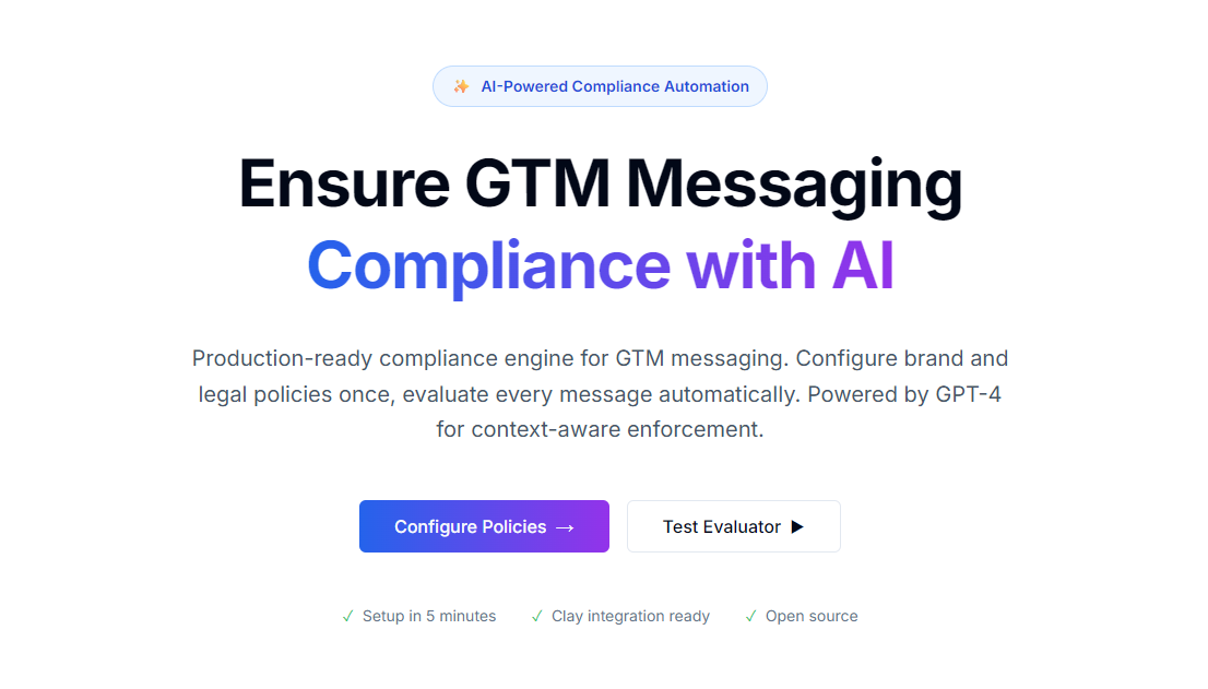 Building a Clay Compliance Engine to Reduce Friction in Enterprise Teams