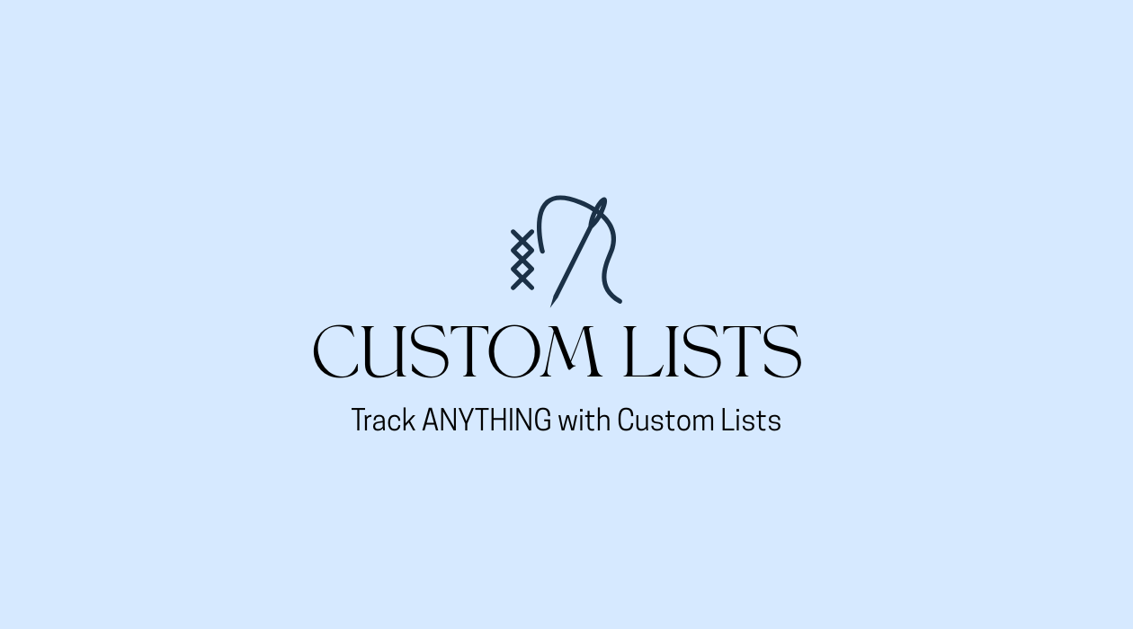 Creating Custom Lists