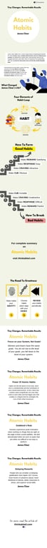 Atomic Habits Infographics