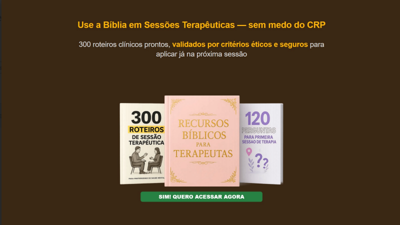 Use a Bíblia em Sessões Terapêuticas