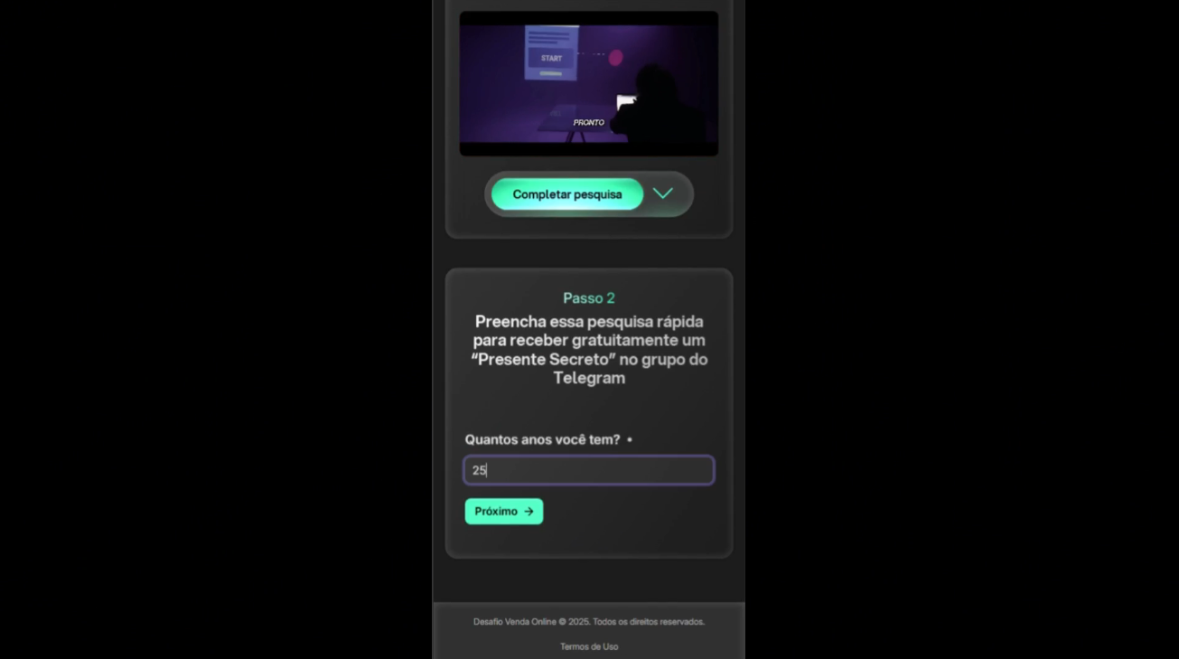 Desafio Venda Online