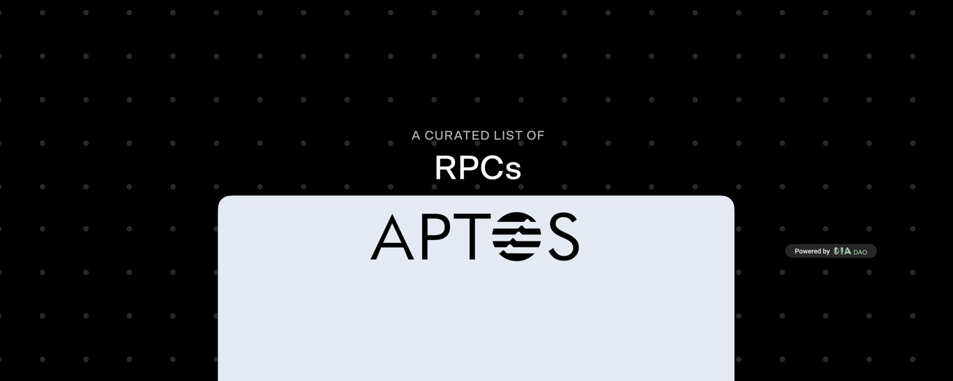 Aptos RPCs