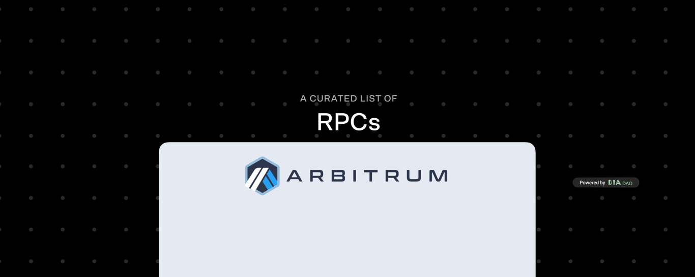 Arbitrum RPCs