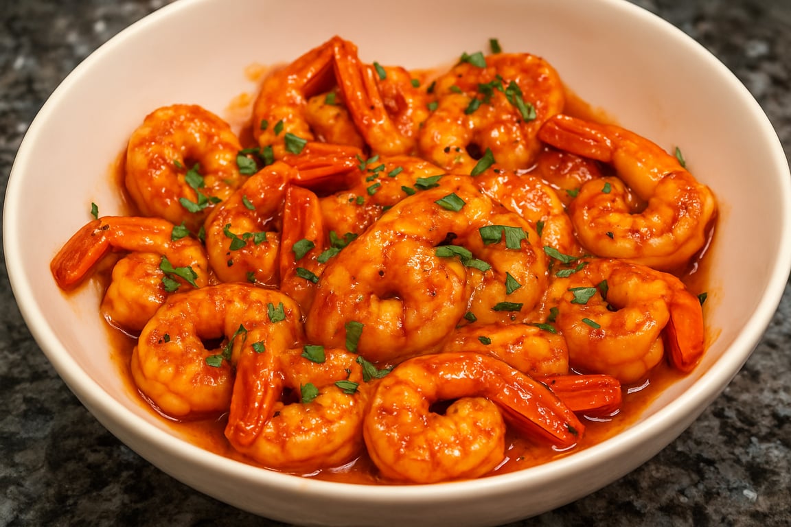 Shrimp with Mango Chipotle Sauce