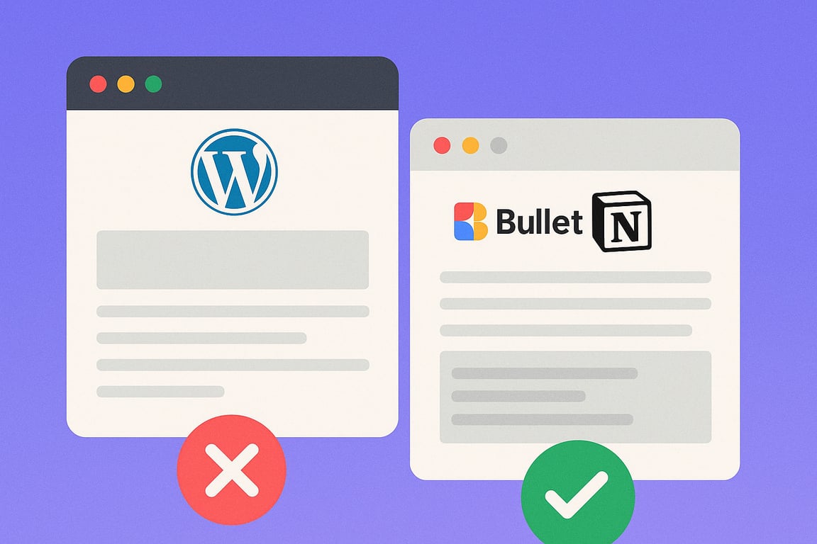 Why We Ditched WordPress and Came Home to Bullet + Notion