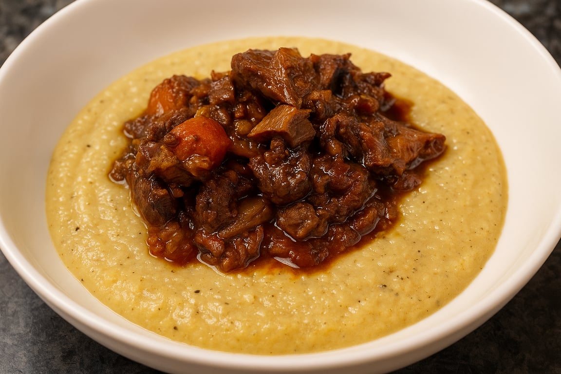 Pepperoncini–Balsamic Pot Roast (Italian Beef–Inspired)