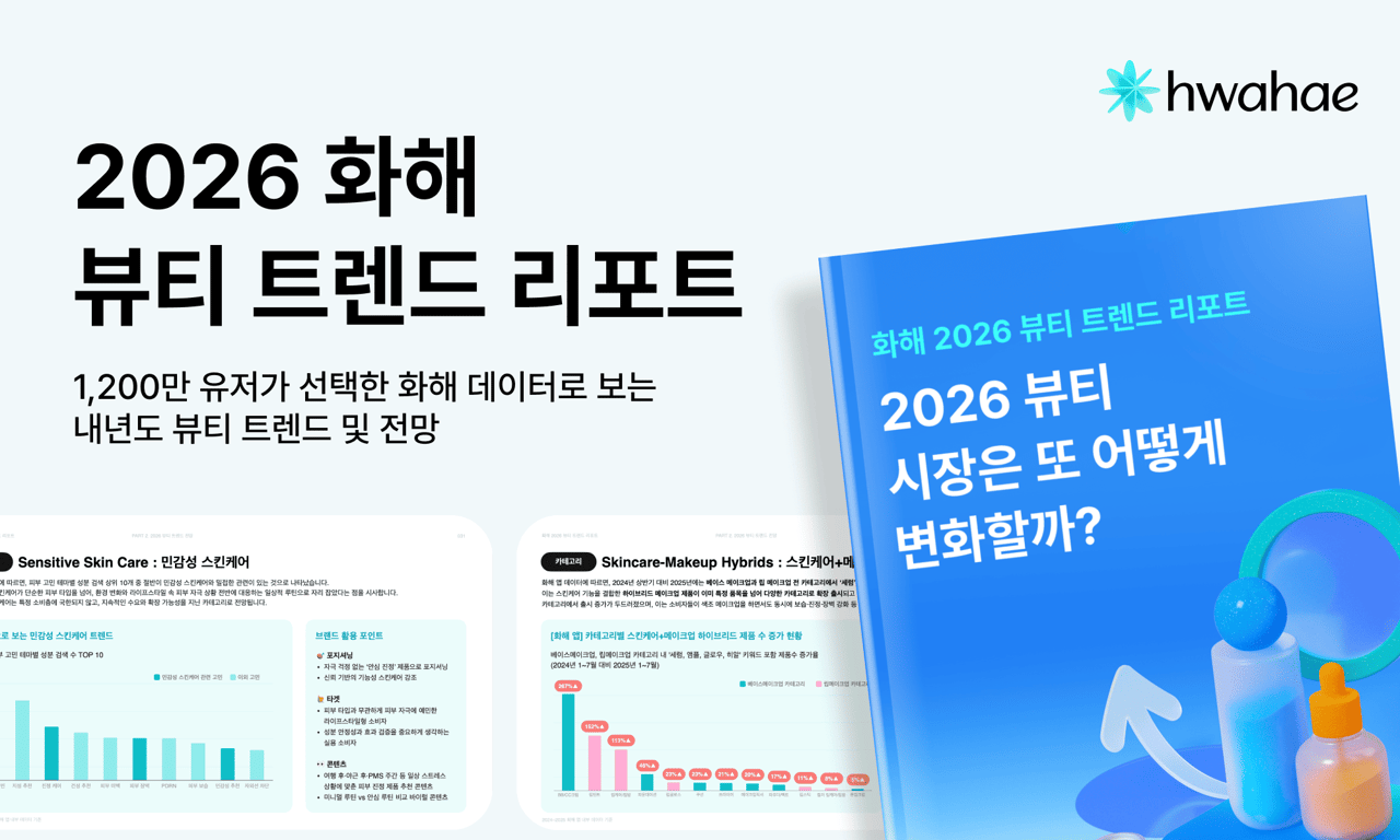 2026년, 놓치면 안될 뷰티 트렌드 총정리: <2026 화해 뷰티 트렌드 리포트>