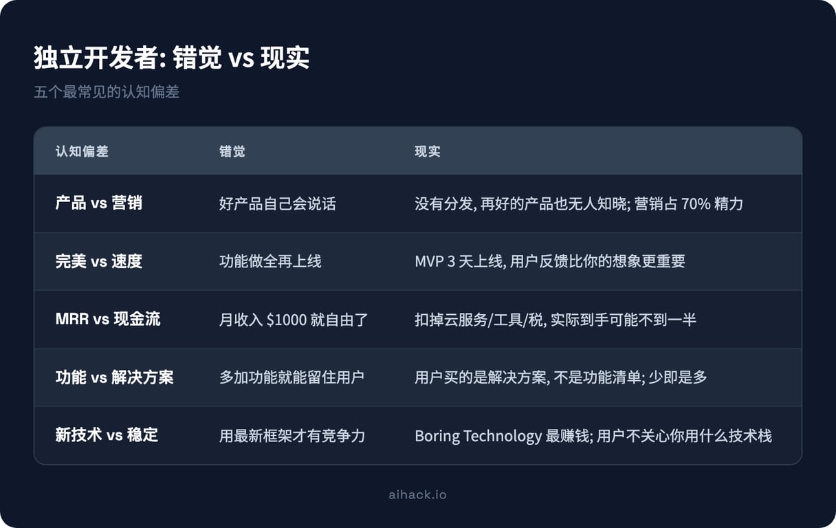 独立开发者最大的错觉