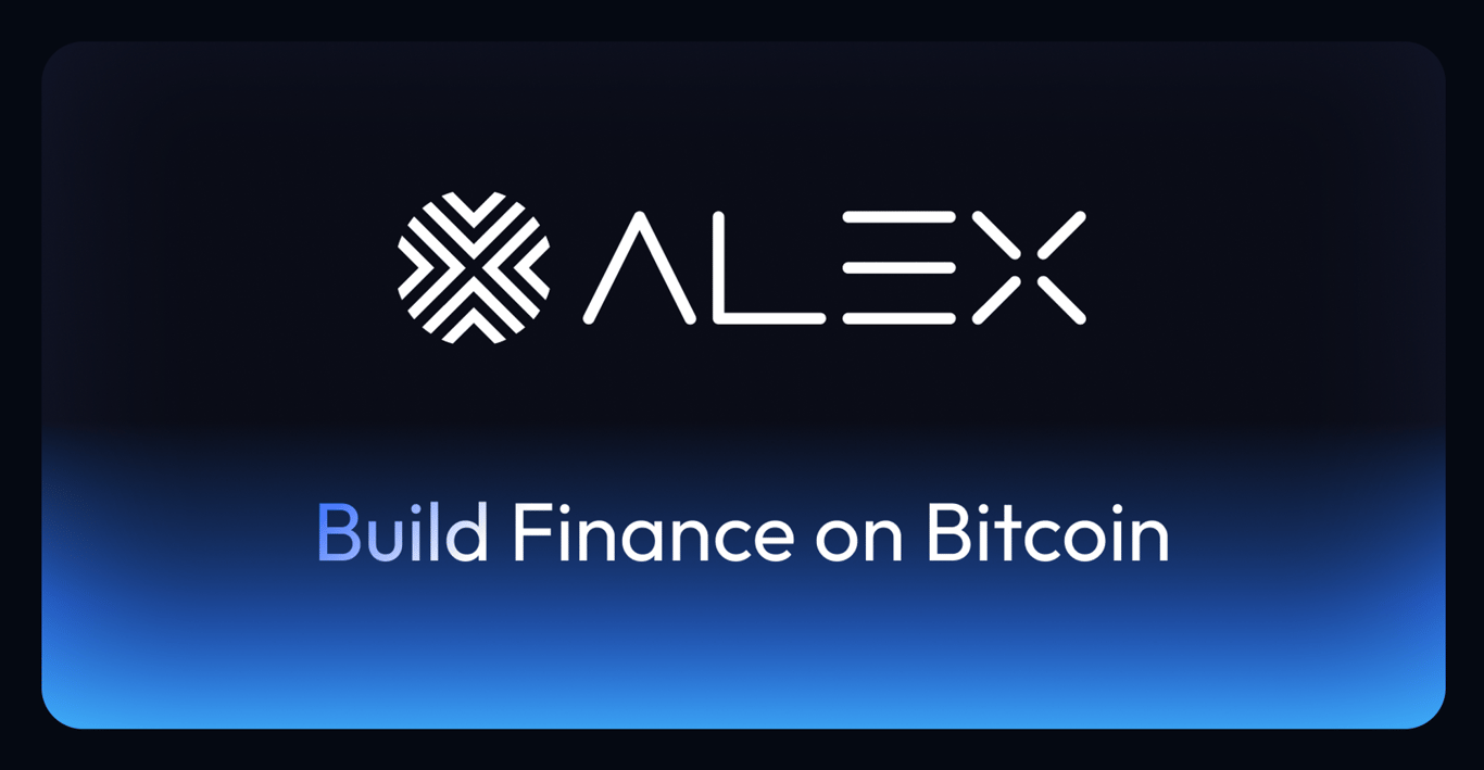 ALEX: Build Finance on Bitcoin