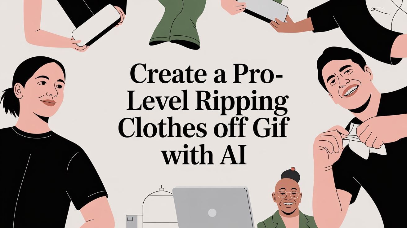Create a Pro-Level Ripping Clothes Off GIF with AI