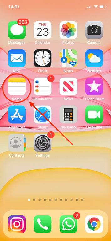 How to convert Apple note to PDF on iPhone