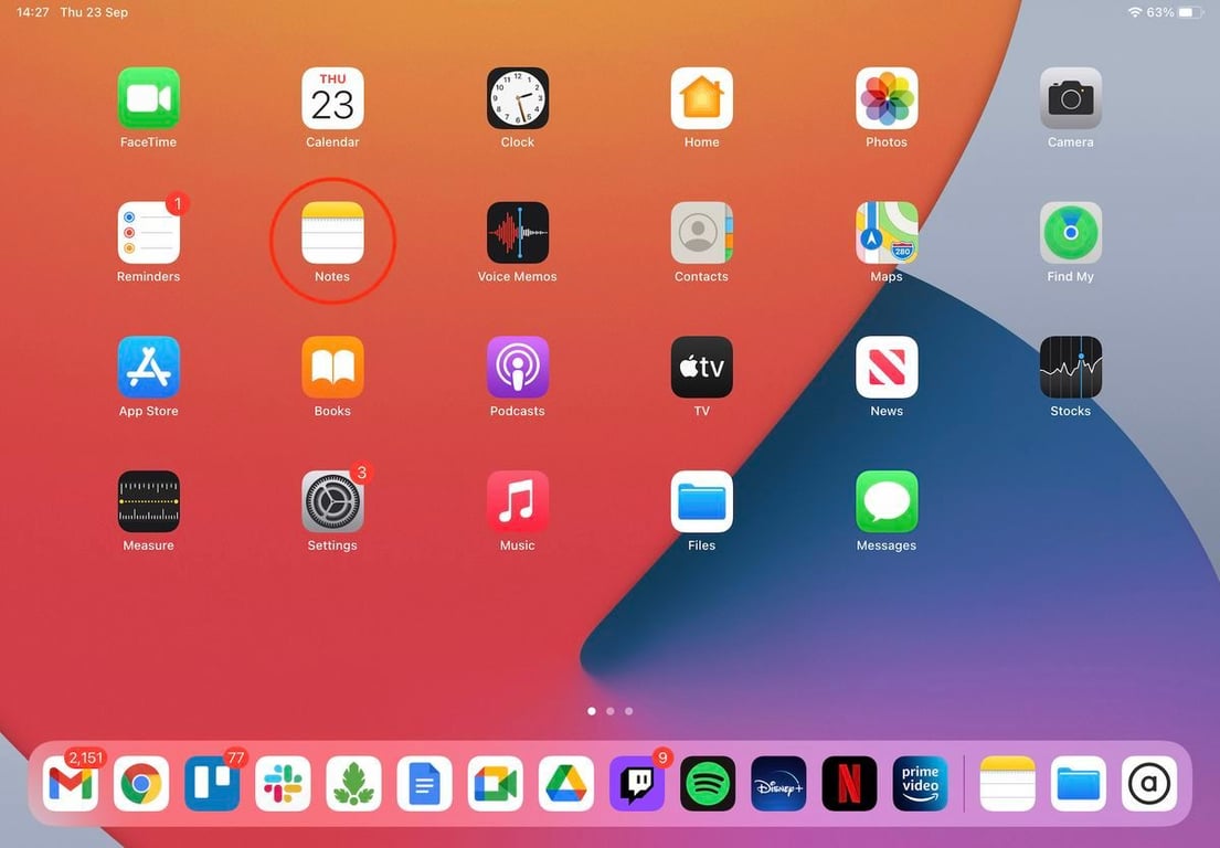 How to convert Apple notes to PDF on iPad