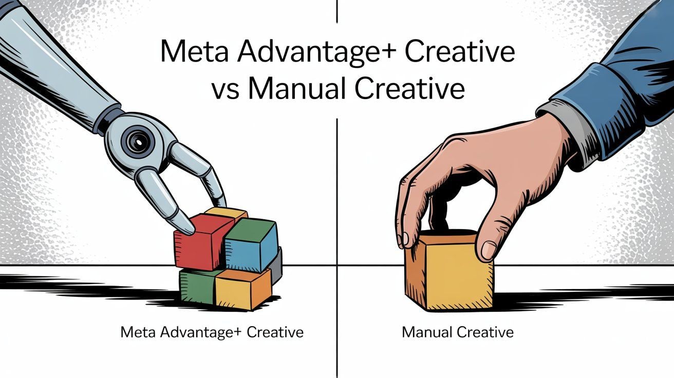 Meta Advantage+ Creative vs. Manual Creative: Complete Guide (2025)