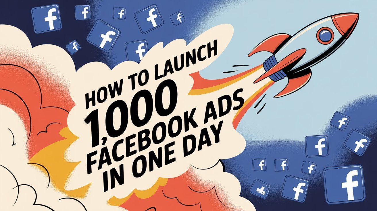 How to Launch 1,000 Facebook Ads in One Day: Bulk Creation Guide (2025)