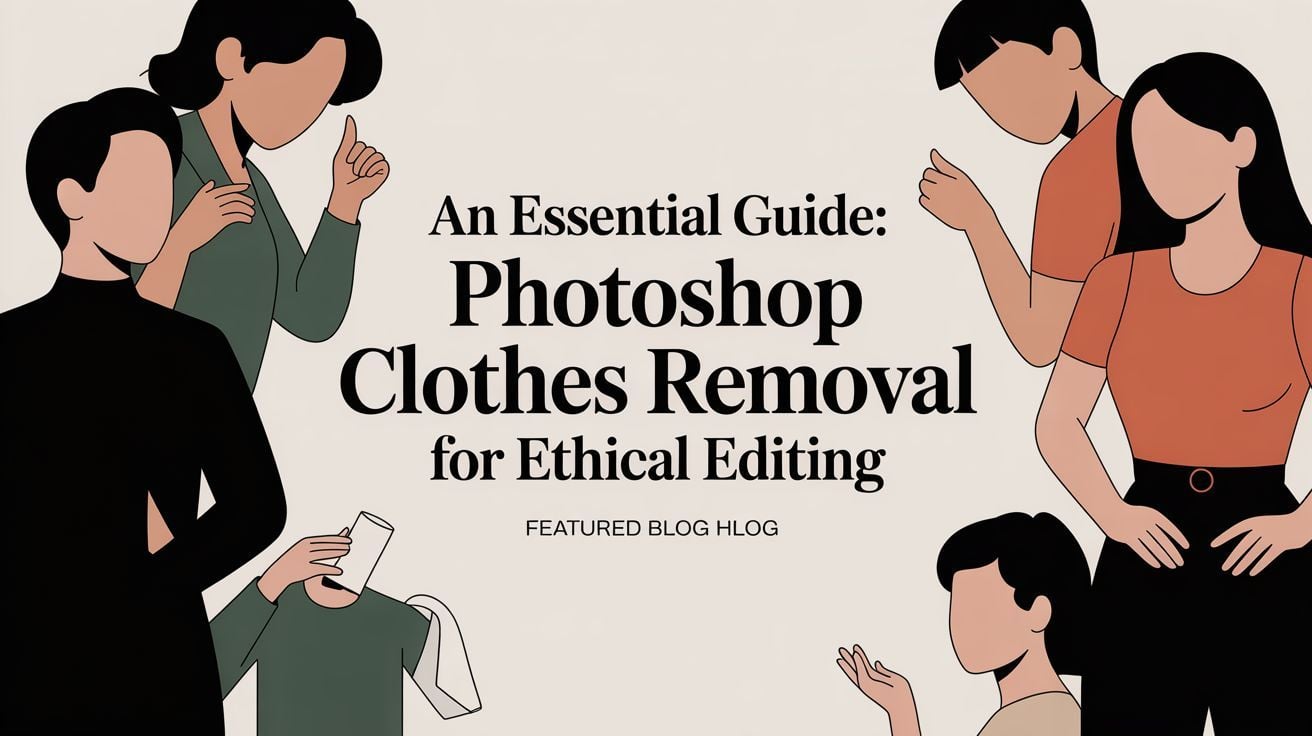An Essential Guide: photoshop clothes removal for Ethical Editing