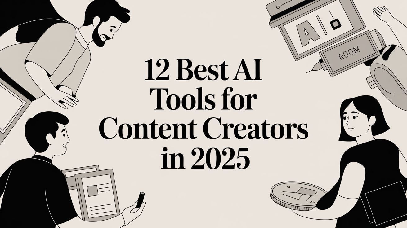 12 Best AI Tools for Content Creators in 2025