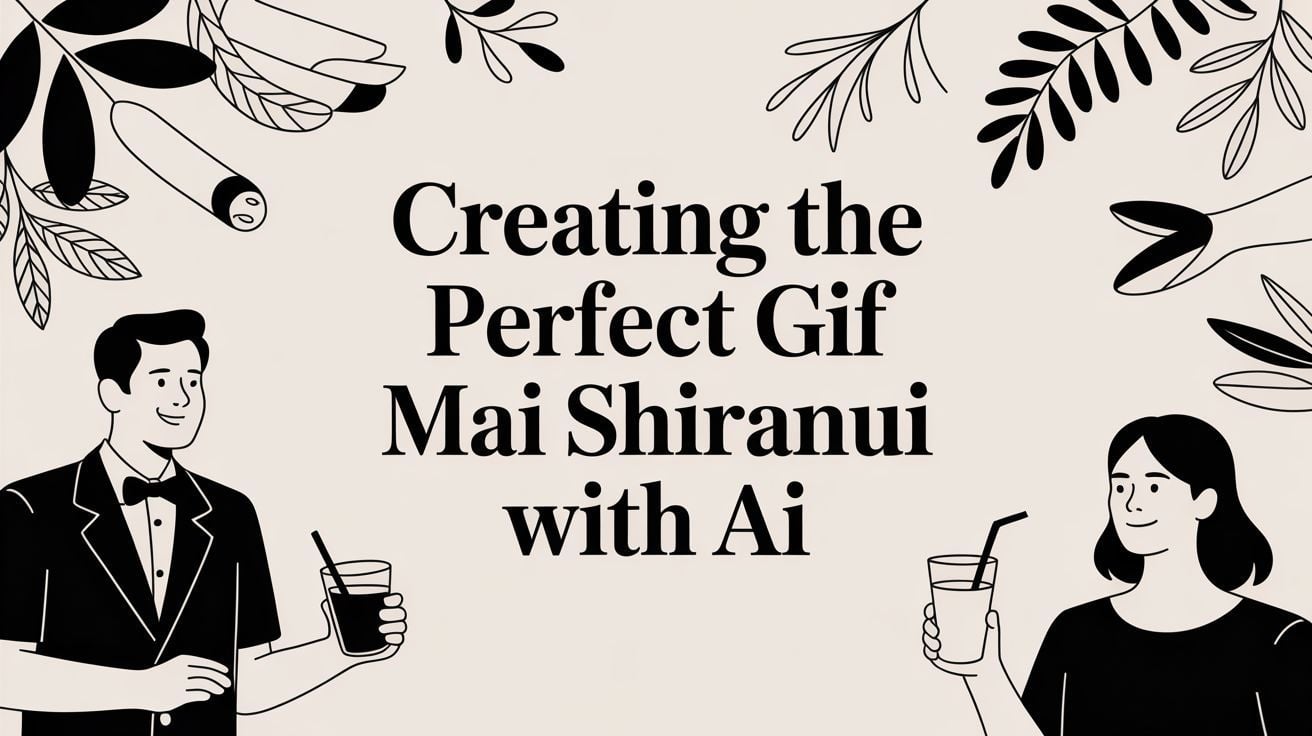 Creating the Perfect GIF Mai Shiranui with AI