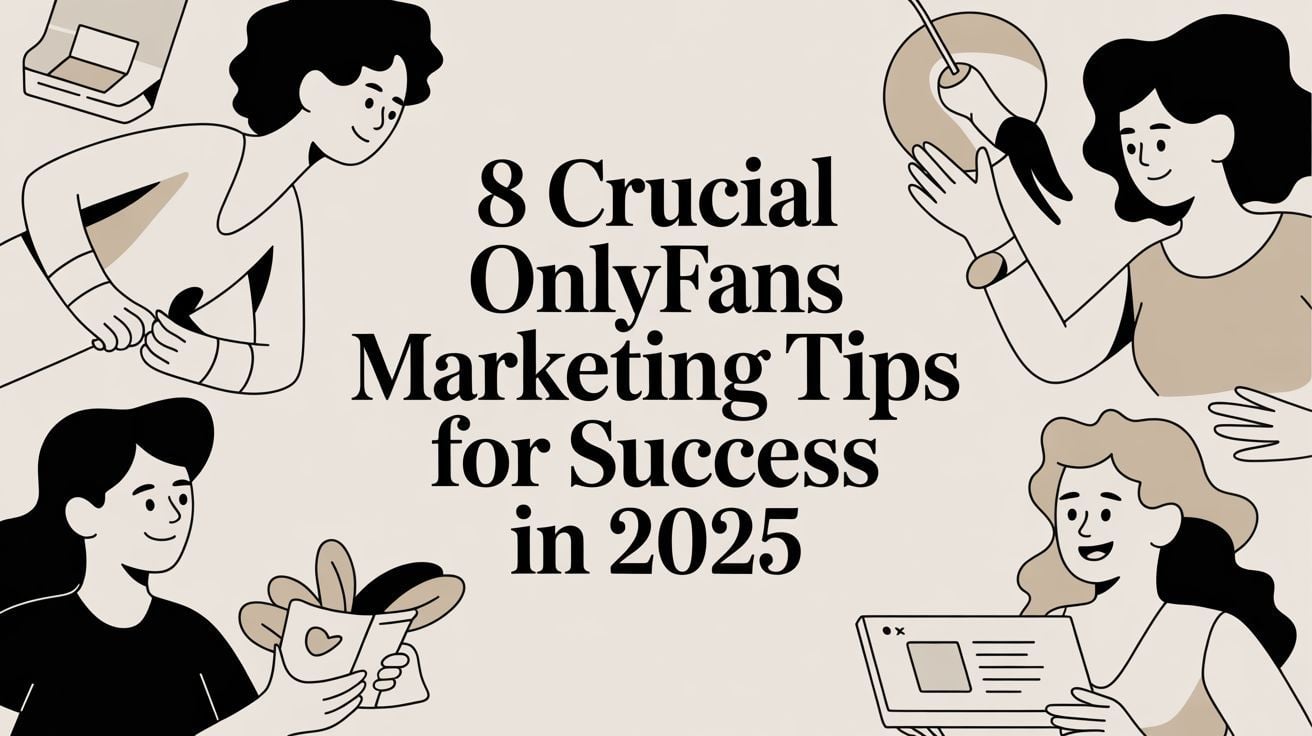 8 Crucial OnlyFans Marketing Tips for Success in 2025