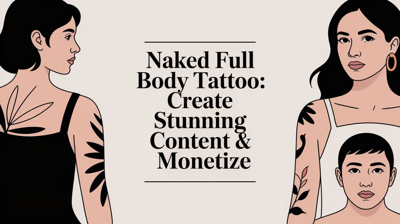Naked Full Body Tattoo: Create Stunning Content & Monetize