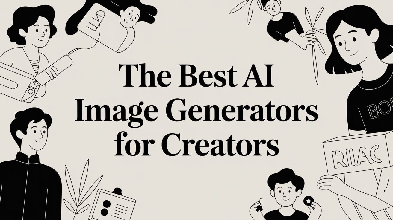 The Best AI Image Generators for Creators