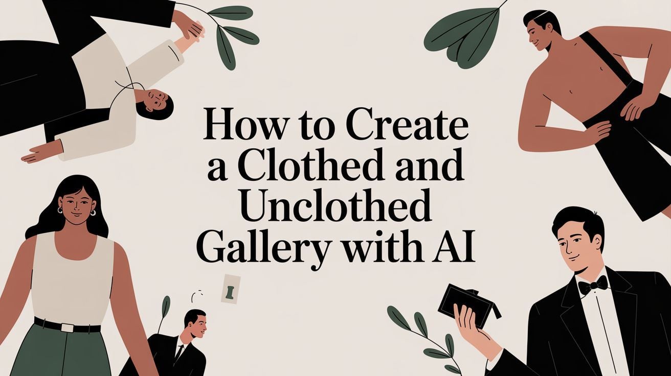 How to Create a Clothed and Unclothed Gallery with AI