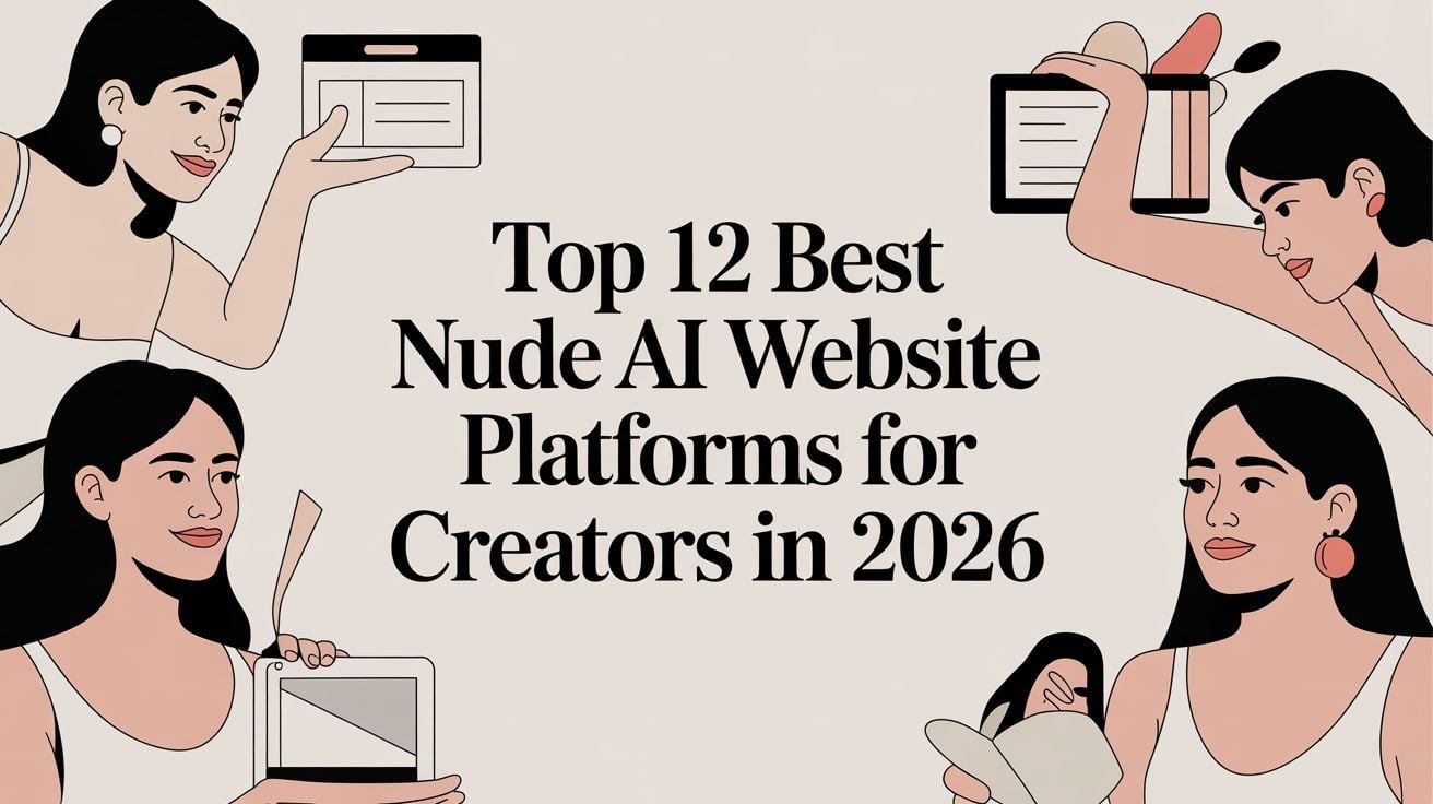 Top 12 Best Nude AI Website Platforms For Creators in 2026