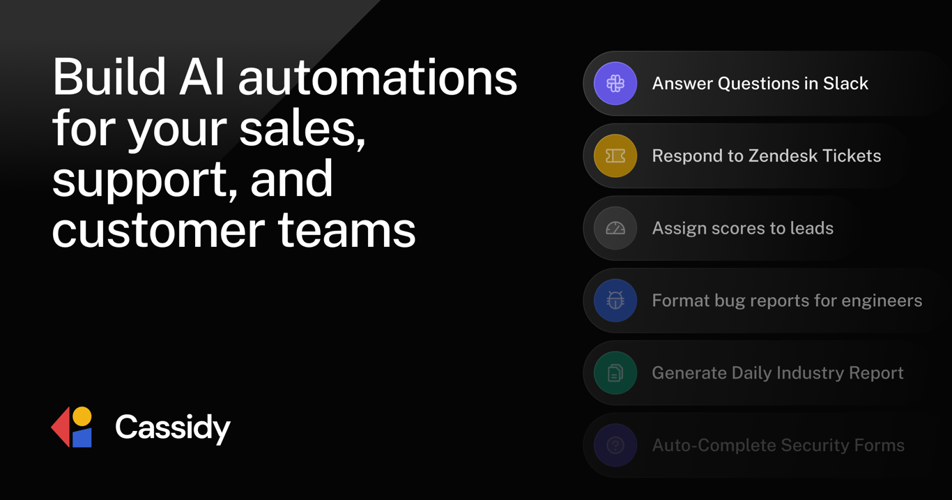 Build AI automations powered by your company data