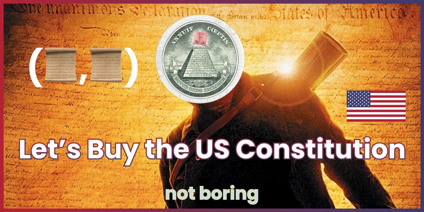 Let's Buy the US Constitution