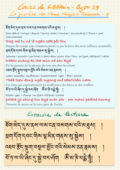 Leçon 29 — Tchenrezi 2
