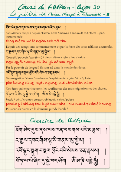 Leçon 30 — Tchenrezi 2