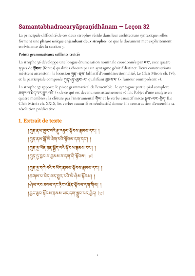 Leçon 32 — Sangtcheu meunlam 2