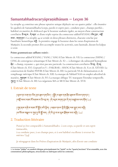 Leçon 36 — Sangtcheu meunlam 3