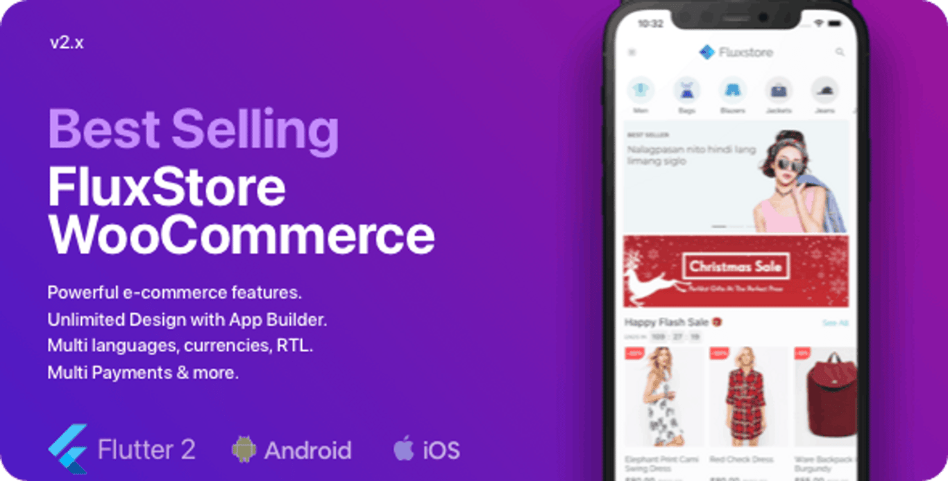 Fluxstore WooCommerce - Flutter E-commerce Full App