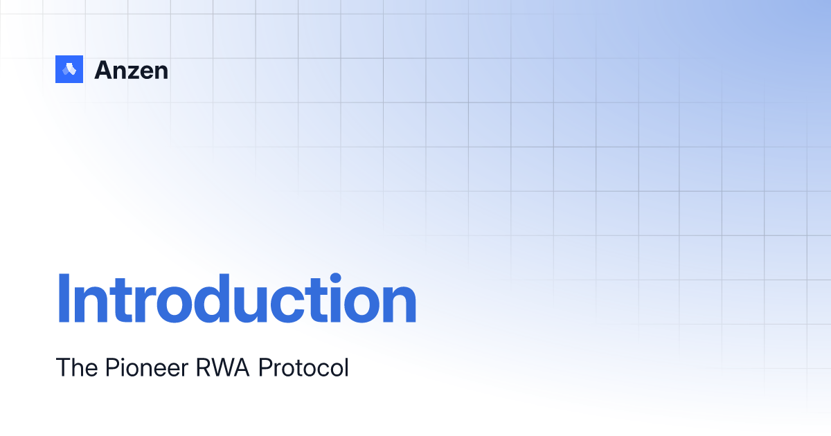 Introduction | Anzen Finance