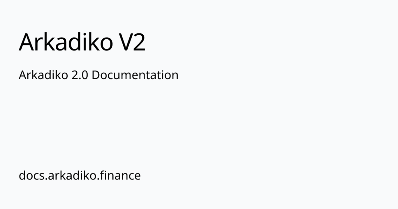 Arkadiko 2.0 Documentation | Arkadiko V2