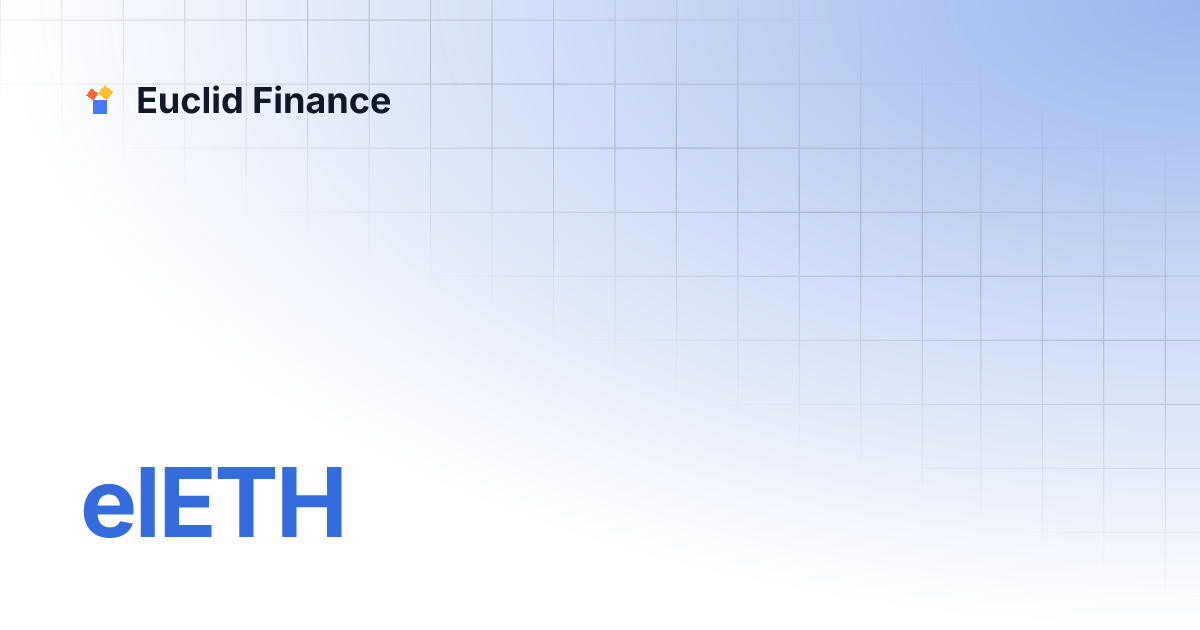 elETH | Euclid Finance