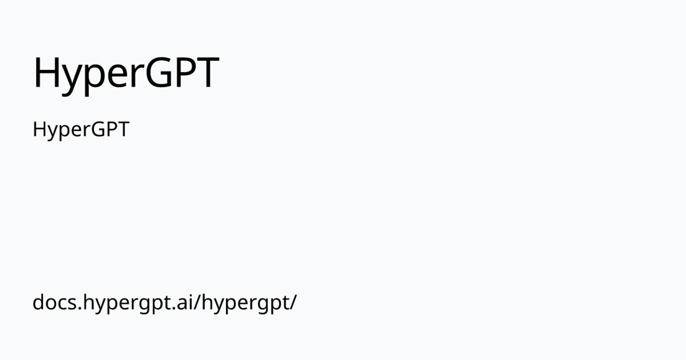 HyperGPT | HyperGPT