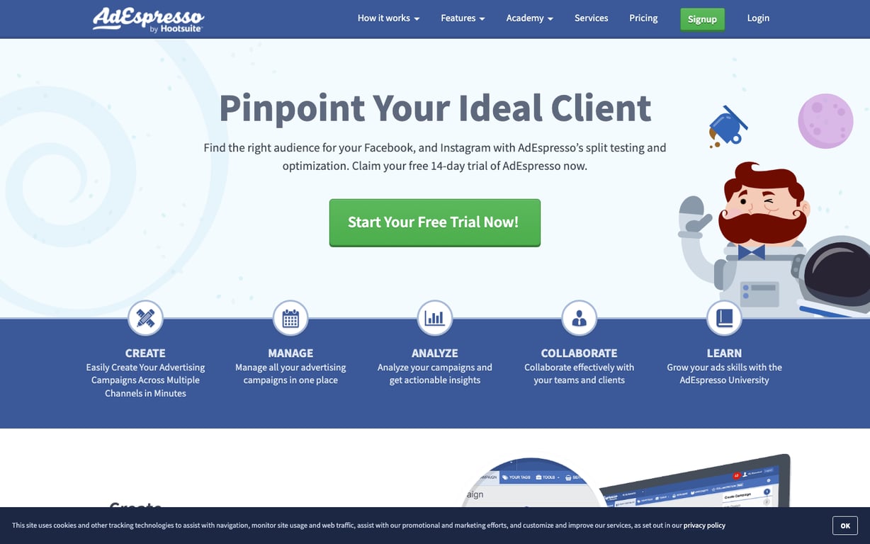 AdEspresso — Visual ad creation with A/B testing