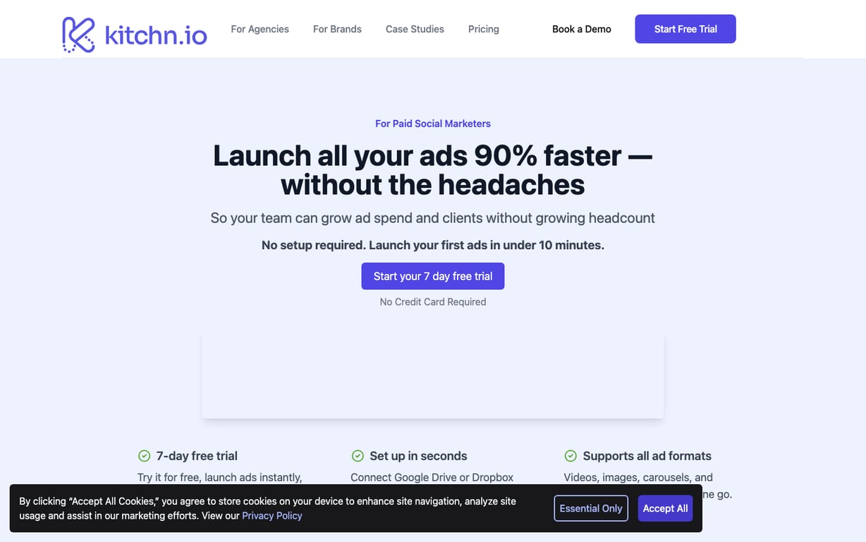 Kitchn.io — Team-focused creative production and launching