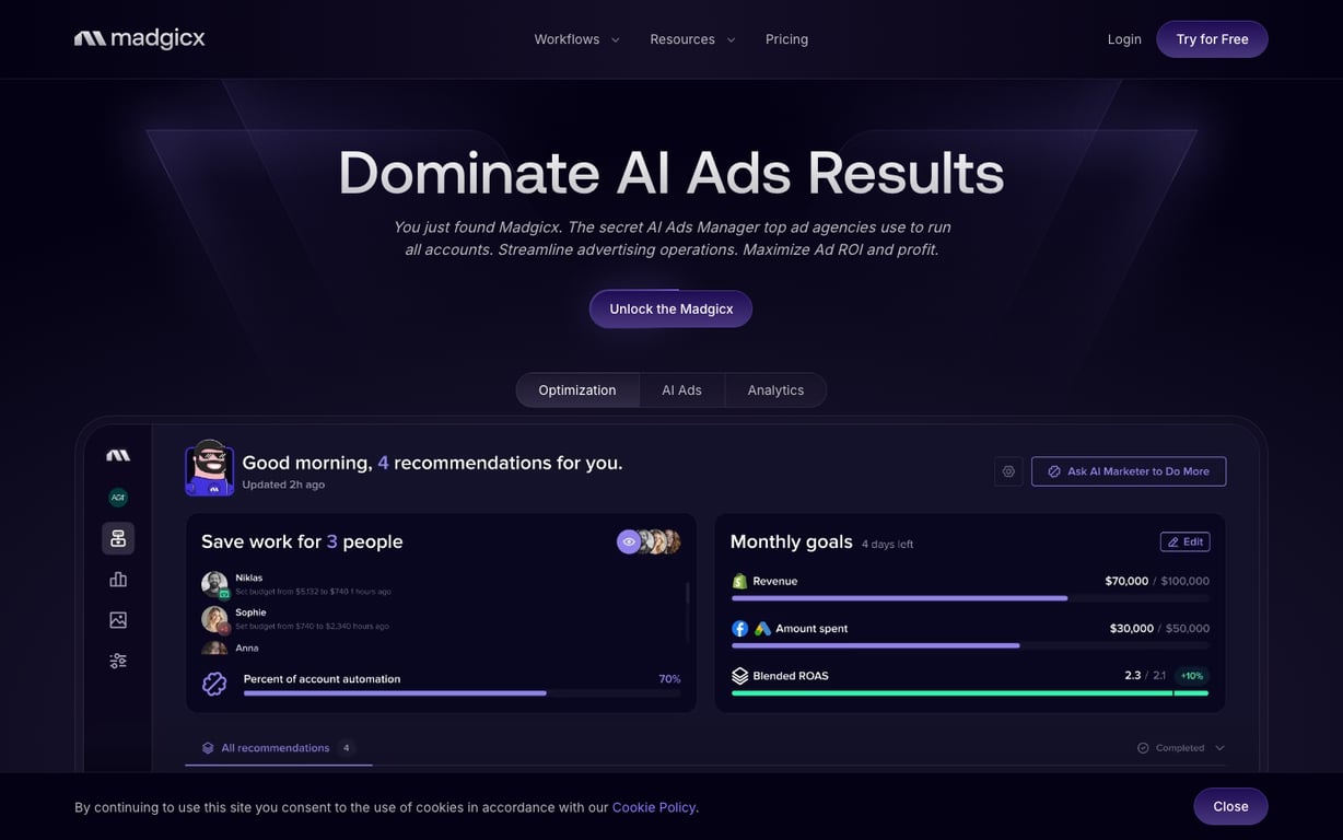 Madgicx — AI-powered audience targeting and optimization