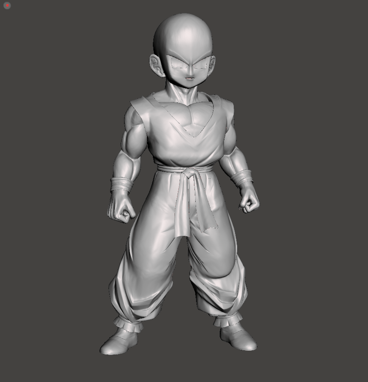 Modelo 3D de Krillin