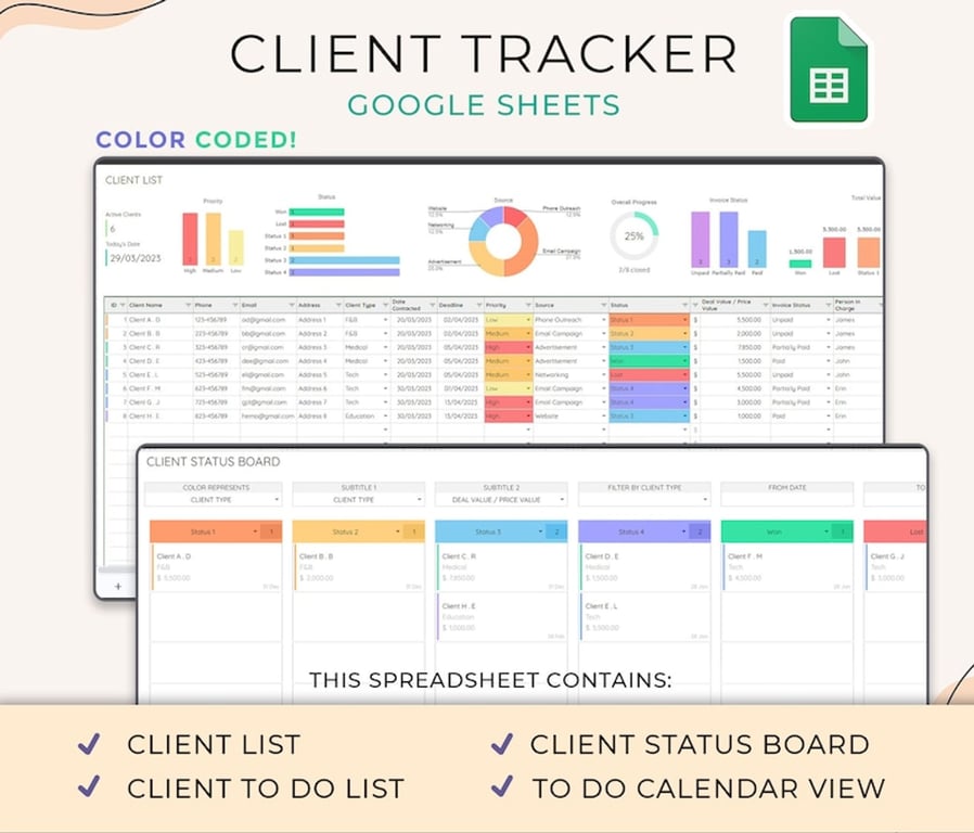 Notion Client Tracker Template