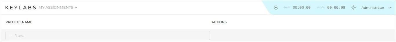 My assignment section