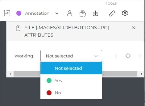 'Boolean' in the editor