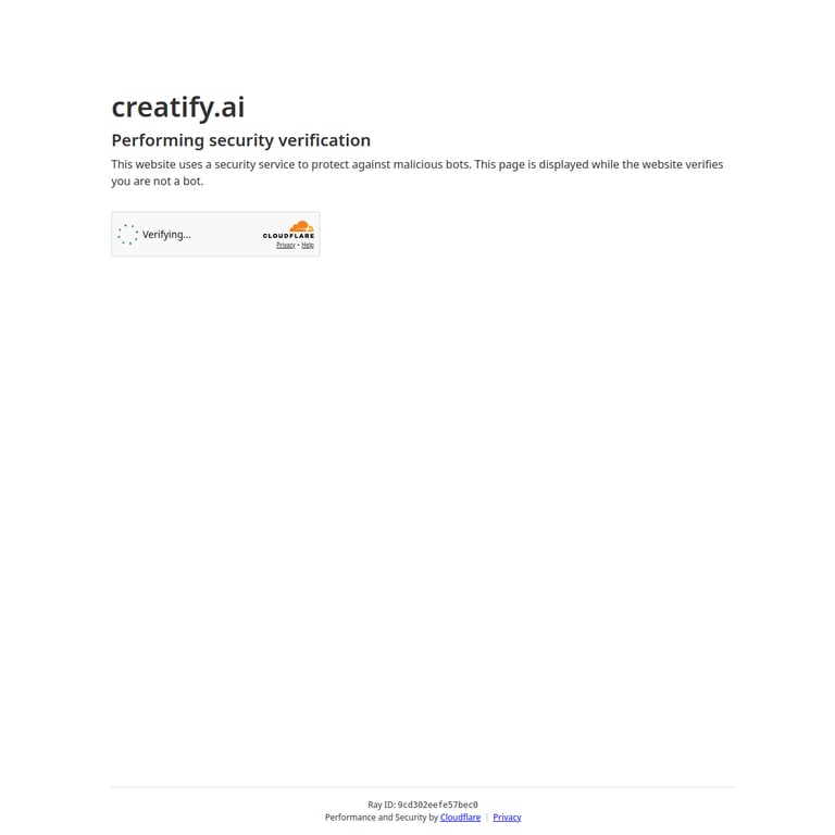 Creatify website screenshot