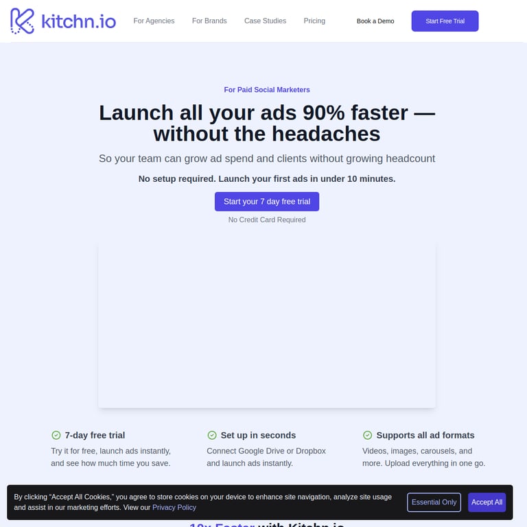Kitchn.io website screenshot