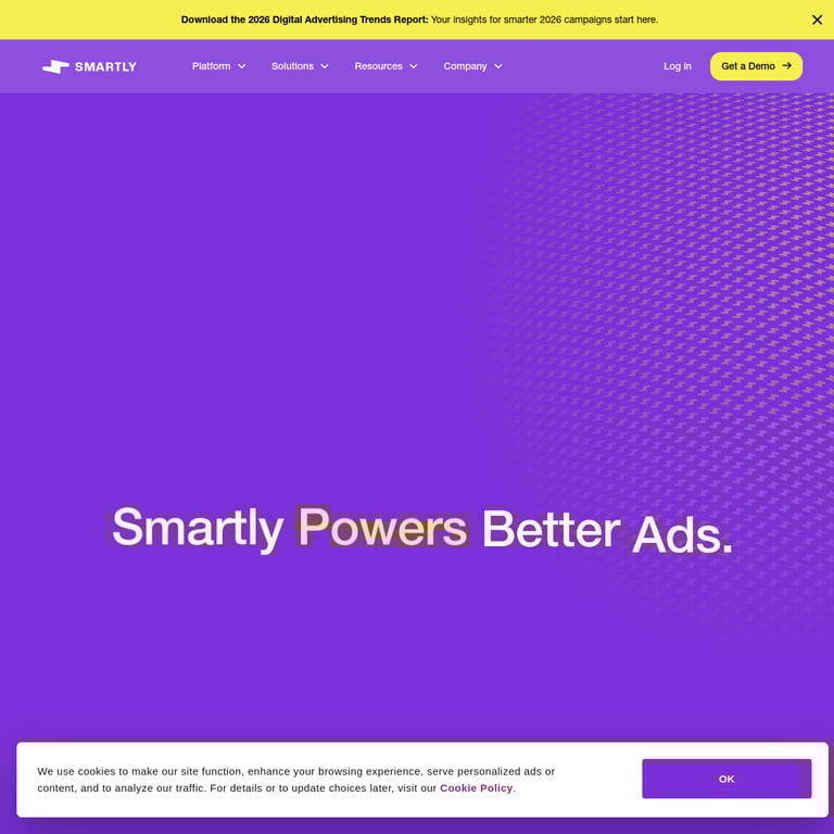 Smartly.io website screenshot