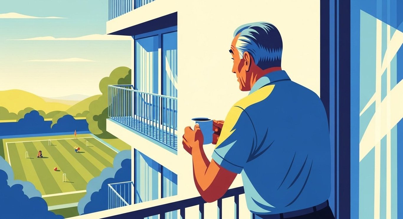 Find out how Charlie Went From Apartment Balcony to Club President