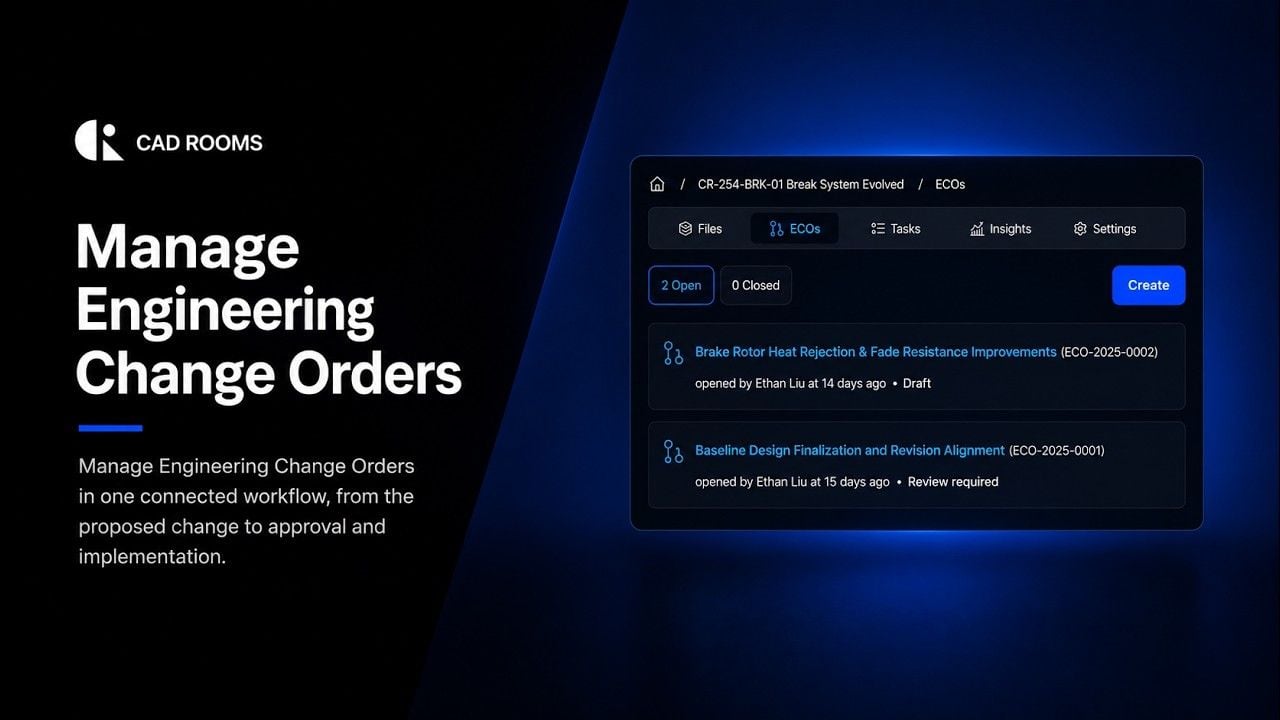Engineering Change Orders (ECOs) verwalten